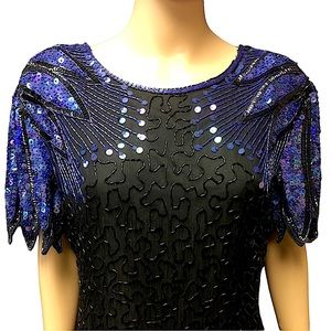 Vintage 80’s Sweelo Beaded Dress B6